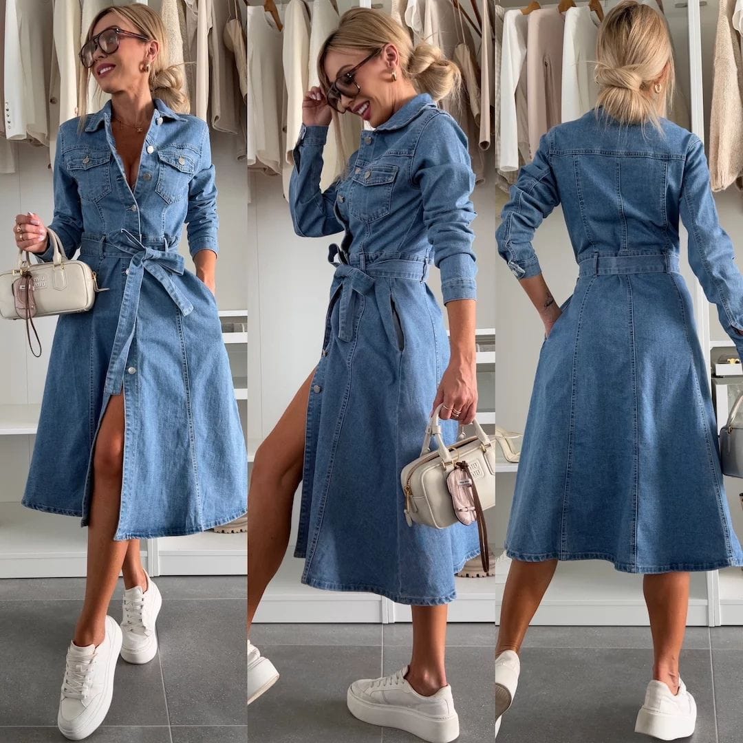 Sukienka jeansowa Jenny - obrazek 3