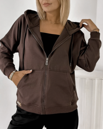 Bluza dresowa z kapturem