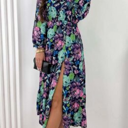 Sukienka kwiatowy wzór